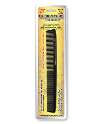 CUTTING COMB -HEAT& CHEMICAL RESISTANT ANTISTATIC CARBON COMB